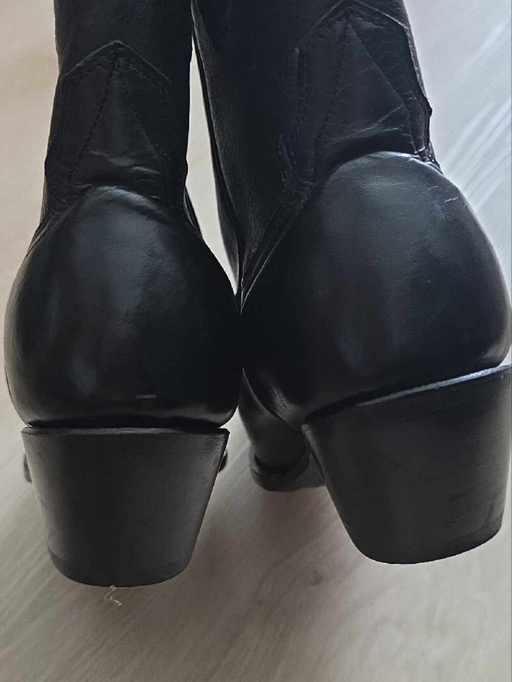 Black Star Leather Matador Women Western Boots - Picture 8 of 16
